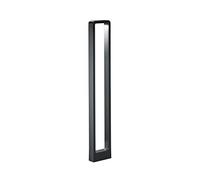 TRIO Reno - Poste, bombilla incluida, COB, LED, 5 W, 330 lm, 3000 K, 230 V IP54, 100 x 16 x 5,7 cm, aluminio fundido, antracita