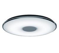 TRIO Tokyo - Plafón con LED SMD integrado de 50W. Con mando a distancia, regulador integrado, color de luz variable y función de luz nocturna. Cuerpo acrílico blanco, 60 cm
