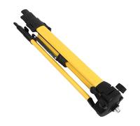 Trípode para Nivel de Burbuja 1, 2m de Acero y Nylon Amarillo | Soporte de Gradiente con Altura Ajustable, Apoyo Robusto de 50kg, Diseño Sola Pieza