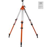 Trípode profesional para niveladores y dispositivos láser, fabricado en aluminio, con rango de altura de 1145-2905 mm