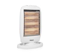 Tristar KA-5129 Calefactor eléctrico halógeno, 3 configuraciones de potencia, oscilante, protección antivuelco, para habitaciones de unos 15 m², 1200 W
