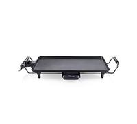 Tristar Plancha de asar, 46 x 26 cm, 2000 W, Recubrimiento Antiadherente | Termostato regulable desmontable, Asas de tacto frío, Bandeja recogegrasas, Piezas aptas para lavavajillas, BP-2965