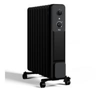 Tristar Radiador de aceite - 9 costillas - 2000 W - 3 niveles de calor - Termostato ajustable - Protección contra sobrecalentamiento y vuelco - Función silenciosa - Con ruedas y asa - Sistema de