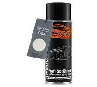TRISTARcolor Pintura automotriz Bote de spray para Seat C9A Pure White Pintura base aerosol 400 ml