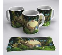 Tritó Design Taza de cerámica con impresión de Mi Vecino, personaje de animación con llavero (Siesta)