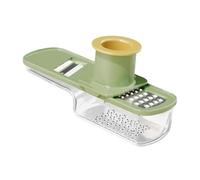 Triturador De Ajo Agarre Fácil Rallador De Verduras Con Contenedor | Multifuncional Triturador De Ajo Para Verduras Alimentos Fruta Zanahoria Almendra Cocina Restaurante Apartamento Verde