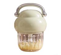 Triturador de carne de ajo, 350 ml, diseño inalámbrico portátil (verde) | Acero inoxidable 420, corte, resistente a la corrosión, picado eficiente, rendimiento duradero