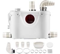 Triturador de residuos 500W - Potente sistema de evacuación de aguas residuales - Sistema de elevación - Ideal para baños y sótanos - Para baños