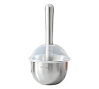 Trituradora de ajo de acero inoxidable | Trituradora manual de condimentos | Prensa de ajo de cocina | para el hogar, cocina, comedor, preparación de comidas, fiesta, barbacoa, restaurante