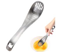 Trituradora de ajo, exprimidor de ajos, cuchara picadora de ajo multiusos de metal | Cuchara para puré de patatas, trituradora de ajo, separador de huevos, dispositivo de cocina para triturar, rallar