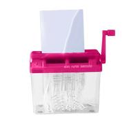 Trituradora de papel manual de corte, máquinaherramientaSuministros de | Trituradora manual de documentos para escritorio de oficina, manejo de seguridad, documentos, correo, recibos, facturas