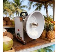Trituradora de procesamiento de coco, ralladora portátil, 3 velocidades ajustables, acero inoxidable, para panadería, cocina