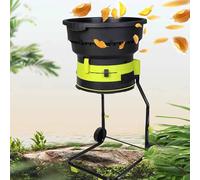 Trituradora eléctrica de hojas, trituradora de jardín de 2500 W con 8000 rpm, diámetro de embudo de 54 cm, rastrillo, bolsa de almacenamiento, ideal para limpieza de patio, cable de alimentación de 30