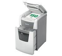 Trituradora Leitz IQ Autofeed P4, corte transversal, automática, 150 hojas | Cubo extraíble de 44 litros, fácil de vaciar; ideal para el trabajo, el colegio o el hogar