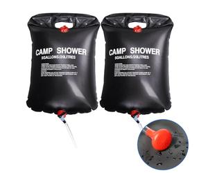 TRIXES Ducha Camping 2 Pack 20L - Bolsa Solar Portátil Exterior