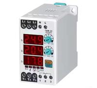TRM-03 TRM-12 TRM-25 220V Relé digital de sobrecarga con controles A> y T ajustables para monitoreo de carga del motor y apagado (TRM-25 220V)