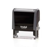 Trodat 4913 P4 G - Sello entintado, 58 x 22 mm, color gris