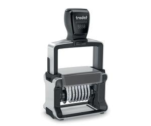 Trodat 5558 Autoentintado Sello Numerador Acero
