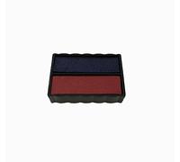 Trodat Cassette de sellos b348500 tinta sello con rojo/azul