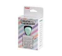 Trodat Creative Mini - Juego de sellos creativos con texto "Best Wishes", 12 impresiones en inglés, color verde pastel, incluye almohadilla de tinta en rosa, negro y verde, 30 x 5 mm