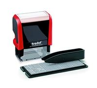 Trodat Printy 4911 - Sello de tela (3 líneas de texto 51 49611, 24 x 15 x 2 cm), color negro