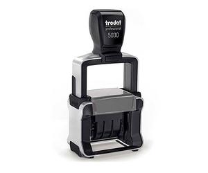 Trodat Professional 5030 Sello fechador autoentintable negro