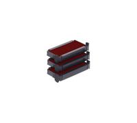 Trodat Replacement Ink Cartridge 6/4911 - Pack of 3 Color red