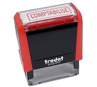 Trodat X-Print 4992 - Sello autoentintable (diseño con palabra "COMPTABILISÉ"), color rojo