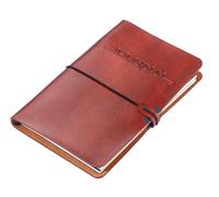 TROIKA Bullet Journal - BTJ36/BR - 2 x A5 Notebooks in Faux Leather Cover - Diar