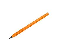 TROIKA Construction Endless - PEN20/NO - Lápiz multitarea con punta de escritura sin fin sostenible - regla de centímetros y pulgadas - punta de escritura intercambiable - metal - naranja neòn