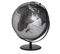 TROIKA Globo terráqueo Juri Saturn Silver 30cm