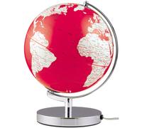 TROIKA Globo terráqueo Terra Red Light 25cm