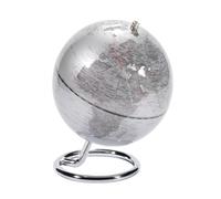 TROIKA Mini globos terráqueos Galilei Silver 13cm