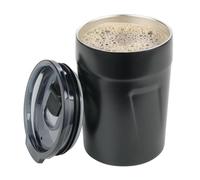 Troika Unisex - Adultos Espresso Doppio Termo, Negro, 1 unidad (1 unidad)