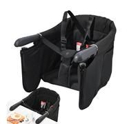 Trona con gancho, Trona con gancho para niños pequeños,Asiento elevador ligero para bebé con correas de seguridad | Asiento de alimentación portátil para bebé, silla plegable para comer para viaje a c