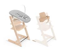 Trona Tripp Trapp de Stokke, Natural (Incluye Silla + Baby Set 2) con Newborn Set