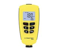 TROTEC BB20 medidor de espesor de pintura para coche con USB y memoria | Rango de 0-1.250 µm, memoria para 400 valores y conexión USB; mide capas de pintura en carrocería y metal