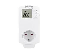 TROTEC BN30 termostato de Enchufe 5-30 °C para calefacción y climatización | Control automático mediante enchufe para calefacción eléctrica e infrarroja; mantiene estable la temperatura ambiente