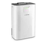 TROTEC Deshumidificador por Adsorción TTR 57 E / 9L / LED de Colores/Auto-Apagado / 730 W/Función Secado de Ropa/Para Habitaciones de 20m² / 50m³ / Silencioso/Entornos Fríos/Desagüe 5 L/Temporizador
