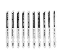 TROTEC Hojas de Sierra para Metal (10 piezas) / Acero / Classic Industrial / Gris / Compatibles con Materiales Duros