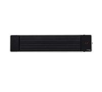 TROTEC IRD 1200 radiador infrarrojo oscuro 1.200 W con mando a distancia | 3 niveles de calor, mando a distancia, IP55, montaje en techo, calor infrarrojo sin luz visible