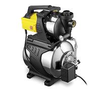 TROTEC TGP 1050 E grupo de presión doméstico 3.300 l/h para riego doméstico | Potencia de 1.000 W, altura de impulsión de 30 m, prefiltro integrado, acero inoxidable, depósito de presión de 19 l