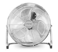 TROTEC TVM 14 Ventilador de Mesa 35 cm | Máquina de Viento con 44W de Potencia | 3 Niveles de Potencia/Velocidad | diseño Retro de Cromo/Metal | con asa