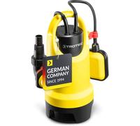 TROTEC TWP 7536 E bomba sumergible de aguas sucias 12.500 l/h | Potencia de 750 W, admite partículas de 25 mm, adaptador angular 360°, Quick-Connect e IPX8 para achique y vaciado