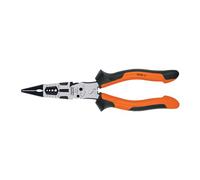 Truper expert PMU-8PX, Pinza multiuso 8" punta larga mango comfort grip