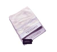 TRUSSARDI Juego de Toallas de baño para Cara y bidé de algodón, Toallas Resistentes a los Lavados, Incluye 1 Toalla de Cara de 55 x 100 cm y 1 Toalla de Bidet de Invitados de 40 x 60 cm, 2 Toallas de