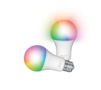 Trust E27 DUO-PACK LED RGBCW WI-FI Lámpara LED WiFi inteligente, blanca y de colores, casquillo E27, se puede controlar desde tu smartphone/tableta