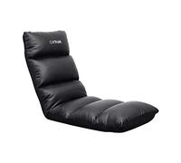 Trust Gaming GXT 718 Rayzee Silla Gaming Plegable, Cojin de Suelo Para Consolas, Respaldo Ajustable, Peso de Hasta 125 kg, Silla Gamer para Niño, Juegos, Lectura, Relax, TV - Negro