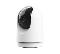 Trust IPCAM-2700 Cámara Vigilancia WiFi Interior, Camara 360° con Visión Nocturna, Sirena y Micrófono Incorporados, Detección de Personas, Cámara con App, Videovigilancia, Blanco