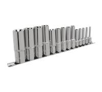 Trx-Estrella Enchufe Set 14pc Profundo 0.6cm,1cm &1.3cmSq Drive E4-E24 AK6114